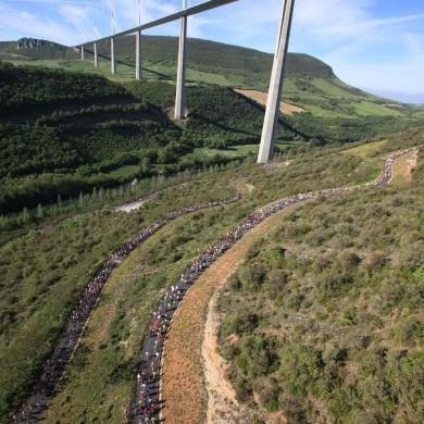 Viaduc chemin coureurs